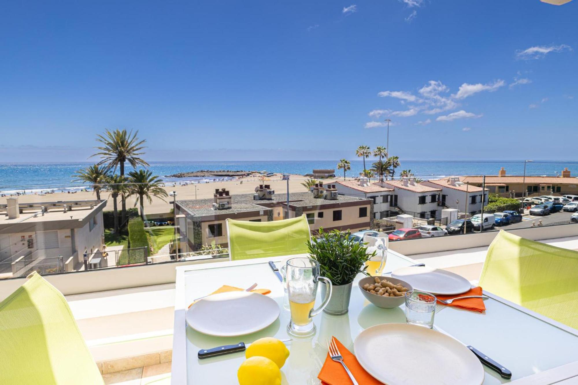 Atico Apartamento Las Burras Playa San Agustín Eksteriør bilde